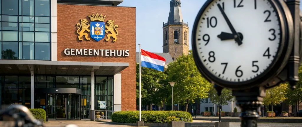 Gemeentehuis in Harderwijk, buitenaanzicht